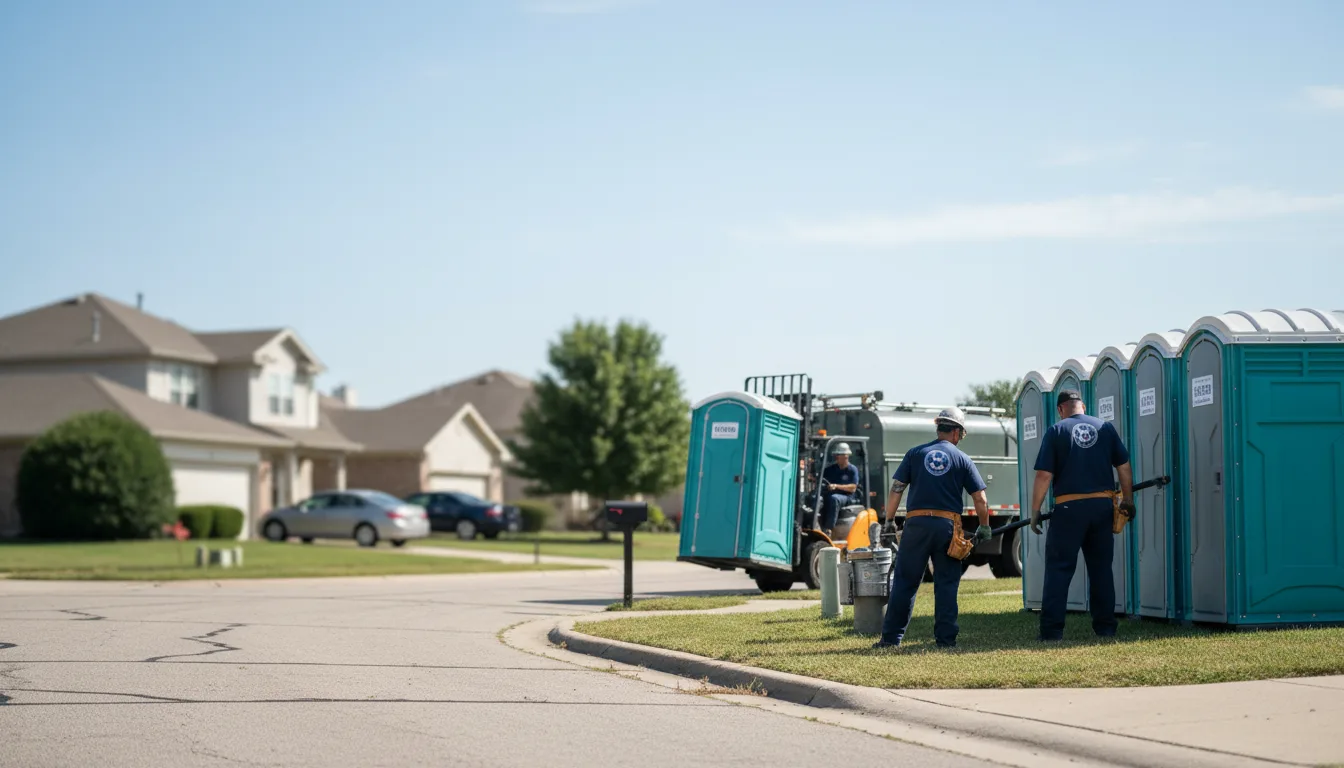 Porta Potty Rental in Pittsfield, IL near me